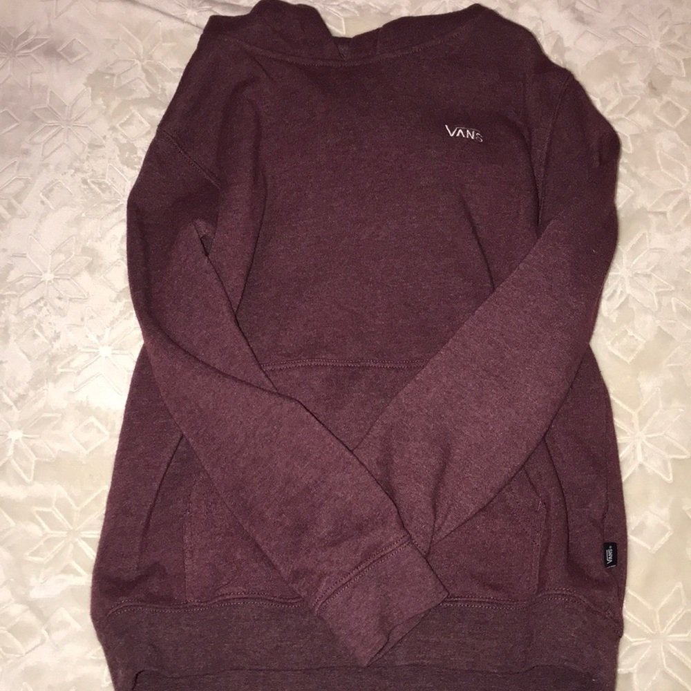 Burgundy vans sweater